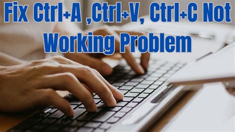 Ctrl C Ctrl V Not Working Excel