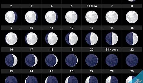 Fases de la luna - INFOGRAFIAR