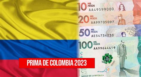 cuanto es la prima en colombia 2023