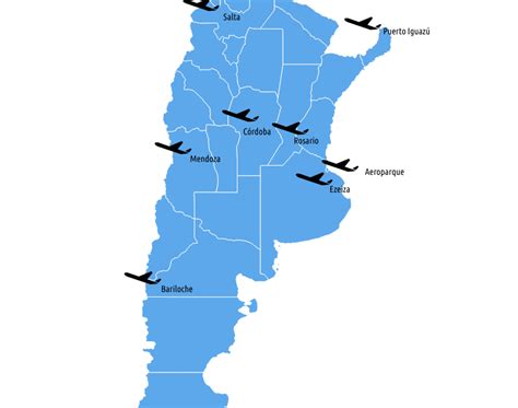 cuantos aeropuertos hay en argentina