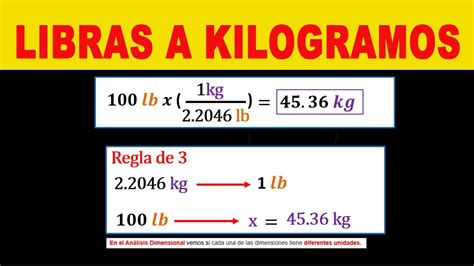 cuantos kg son 3 libras