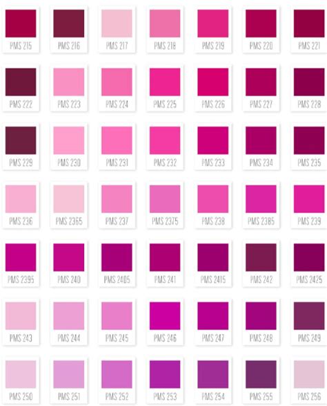 cuantos tonos de rosa existen