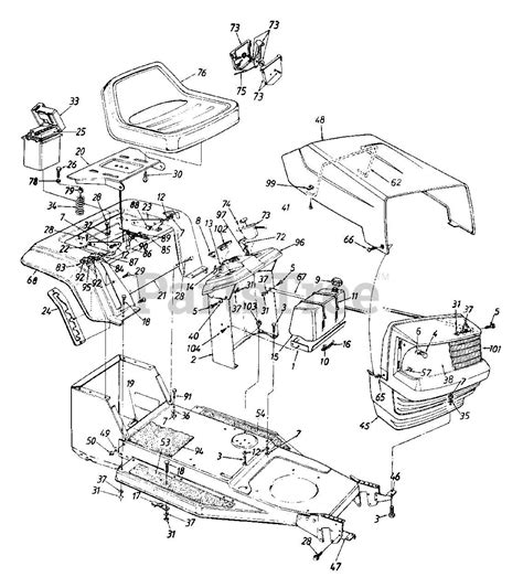 Cub Cadet Original Parts Diagram Diagram Resource Gallery