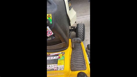 Cub Cadet Safety Switch Test