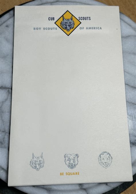 cub scout pack letterhead template
