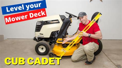 How to level you Cub Cadet Ultima ZT2 or ZT1 zero turn mower YouTube