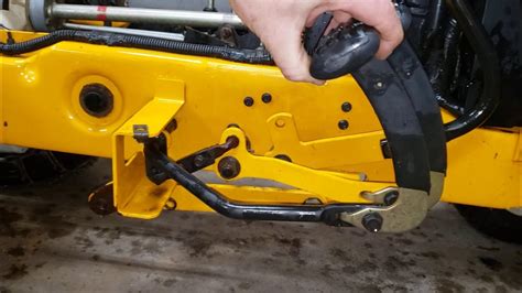 How to adjust the lap bar on a Cub Cadet Zero Turn Mower YouTube