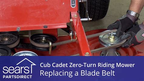 Belt diagram for cub cadet zero turn mower