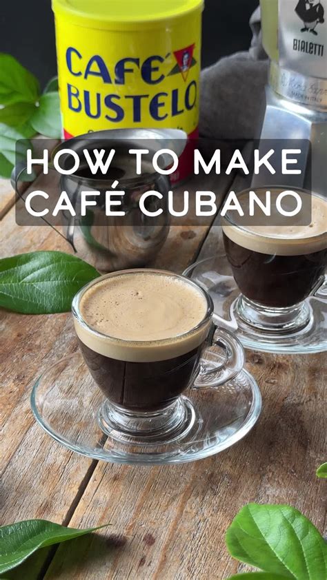 Cuban Espresso How To Make