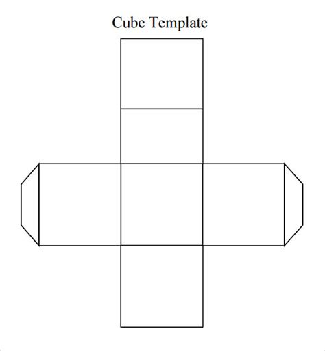 Cube Box Template Printable