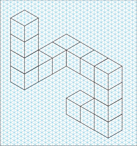 Cube Modeling Paper Graph