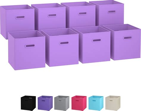 Cube Storage Boxes Purple