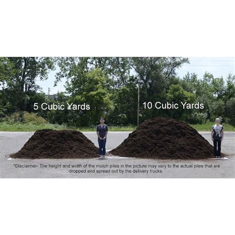 cubic yard of mulch