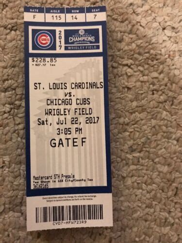 cubs and cardinals tickets
