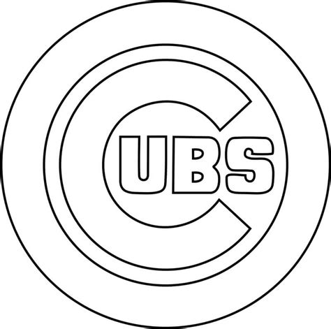 cubs coloring pages printable