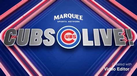 cubs game today tv channel