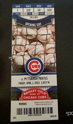 cubs opening day tickets cheap