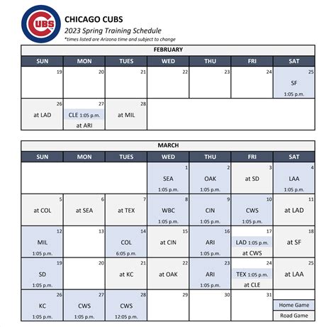 cubs promo schedule