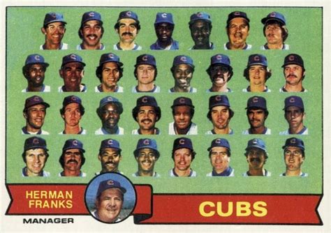 cubs roster 1979