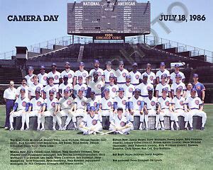 cubs roster 1986
