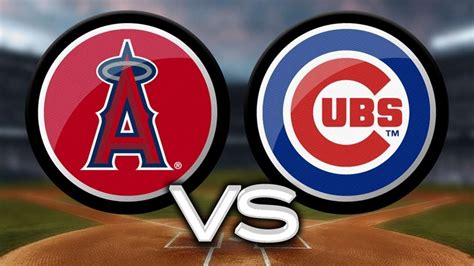 cubs vs angels schedule