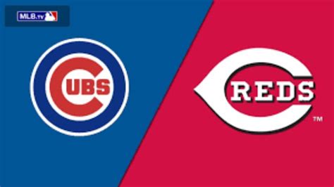 cubs vs reds play by play