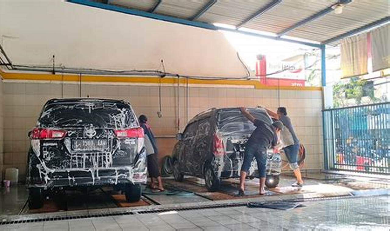 cuci mobil surabaya di rumah