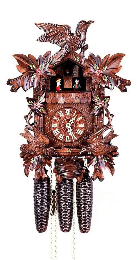 Cuckoo Clock With Moving Birds