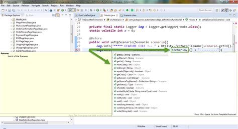 Cucumber Before Scenario Hook Java