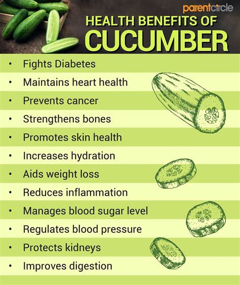 Benefits of Cucumbers