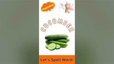 Cucumber English Spelling