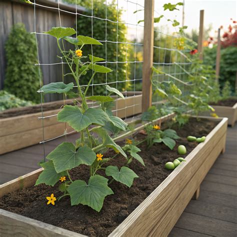 Cucumber Garden Bed