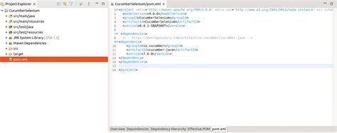 Cucumber Java Dependency In Pom.xml