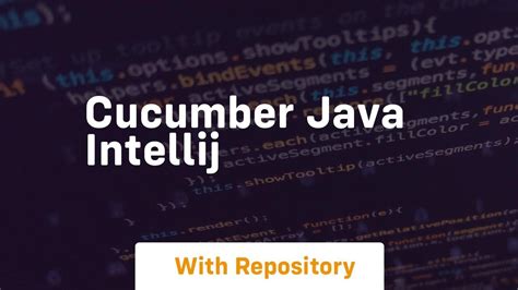 Cucumber Java Intellij
