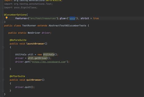 Cucumber Java Null Value