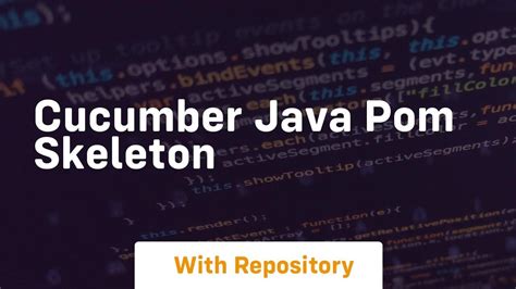 Cucumber Java Pom Skeleton