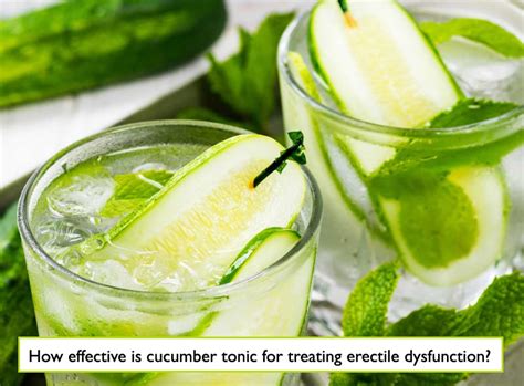 cucumber tonic for ed