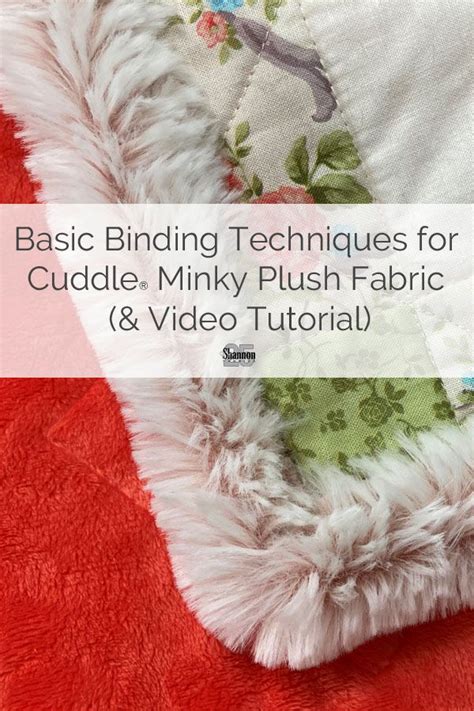 Cuddle Quilt Binding Tutorial