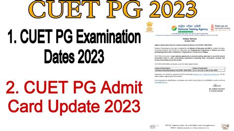 cuet pg 2023 result date and counselling