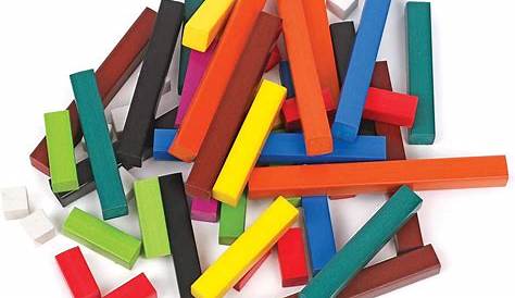 Cuisenaire Rods Wooden Introductory Set Of 74 ABC School