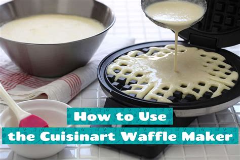 Cuisinart Waffle Maker Temperature Settings