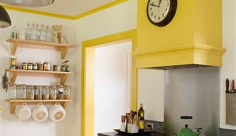 Cuisine Couleur Jaune Paille Pin By Madalina On Déco Paint For Kitchen Walls, Yellow