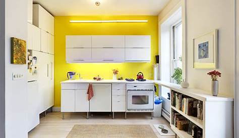 11 manières de décorer une cuisine en jaune et gris