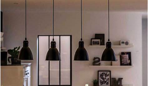 Cuisine Luminaire Suspension Noir