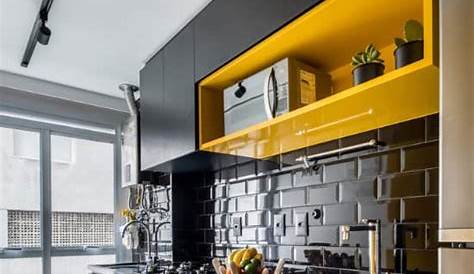 Deco cuisine noir et jaune Atwebster.fr Maison et mobilier