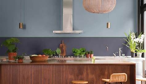 10 inspirations pour une cuisine bleu gris Joli Place