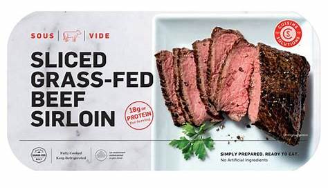 Cuisine Solutions Premium Sliced Beef Sirloin Grass Fed , Between 1