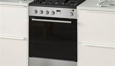 BERÖMD Cuisinière avec tble de cuisson gaz acier inox IKEA