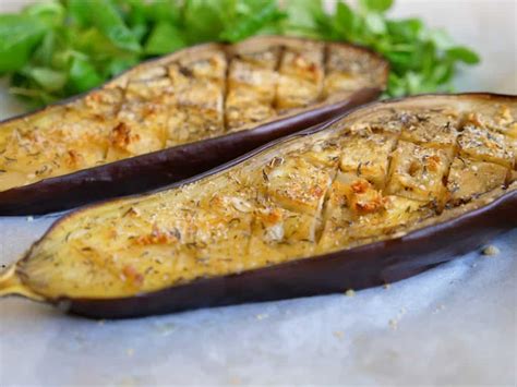 cuisson aubergines au four