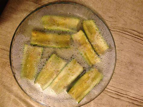 Gratin de courgettes au microondes Recette de Gratin de courgettes